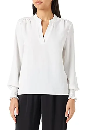 ONLY Damen Onlmette V-Neck Ls Smock Top Noos WVN, , 3XL