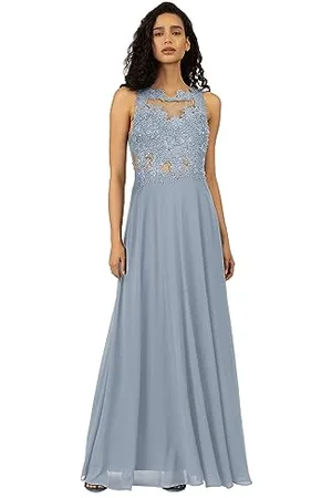 Apart APART Abendkleid aus Chiffon und Rockpart mit Satinfutter, , 36