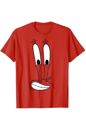Spongebob SpongeBob Schwammkopf Mr. Krabs Lächelndes Große Gesicht T-Shirt