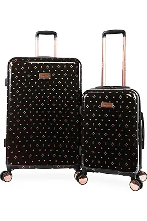 Juicy Couture Arwen Spinner Damen-Gepäck, Schwarz/Roségold, 2-teiliges Set, , 2pc Set, Arwen 2-teiliges Spinner-Gepäck-Set
