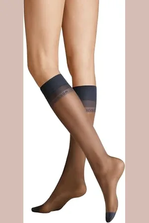 Hudson Damen Kniestrümpfe Glamour 20 transparenter Glanz 20 DEN 39-42