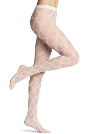 Falke Damen Strumpfhose Floral Shower 20 DEN W Ti transparent gemustert 1 Stück, , S-M