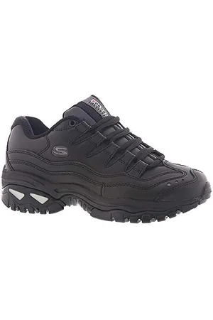 Skechers Damen Sport - Energy Sneaker, Black Smooth Leather L, 39 EU