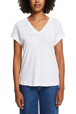 ESPRIT Damen 034ee1k343 T-Shirt, , Large