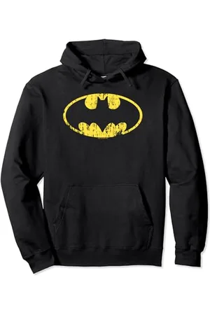 DC Comics Originals Batman Classic Logo Distressed Pullover Hoodie