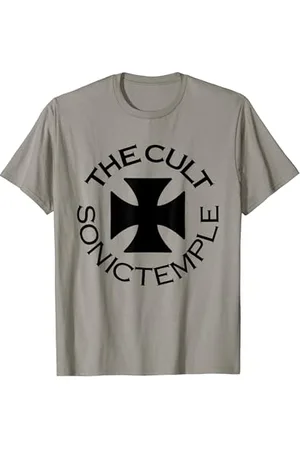 The Cult Sonic Temple Iron Cross (on light tee) T-Shirt