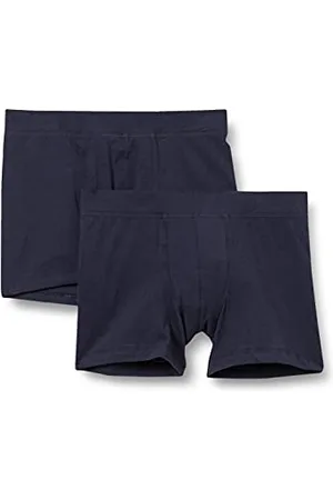 Schiesser Jungen 2 Pack Unterwäsche Boxershorts Weiches Bündchen - 95/5 Organic Bio Baumwolle Größe 92 Bis 140, , 140 EU