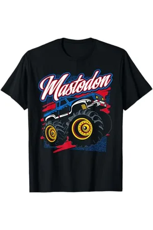 Mastodon – Old School Monster Truck Adult T-Shirt