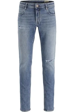 JACK & JONES Male Slim Fit Jeans JJIGLENN JJCOLE AM 171 SN Slim Fit Jeans