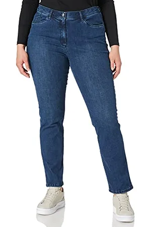 Brax Damen Style Laura 5-Pocket Magic Waist Ultra Dynamic Denim Super Slim Hose, Stoned,36W / 30L