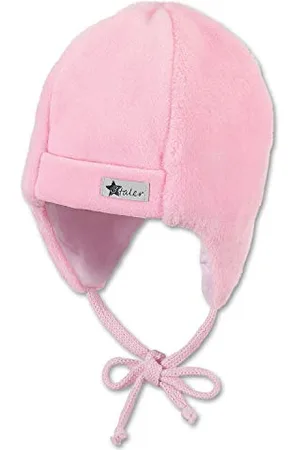 Sterntaler Baby-Mütze für Mädchen mit Ohrenklappen und Bindebändern, Alter: 1-2 Monate, Größe: 35