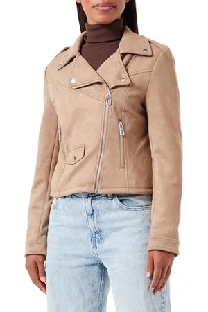 ONLY ONLSCOOTIE Faux Suede Biker Jacket OTW