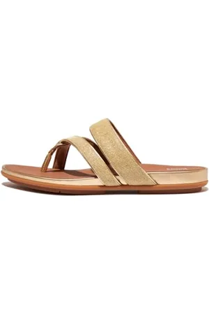FitFlop Damen Gracie SHIMMERLUX Strappy Toe-Post Sandale, 56 EU