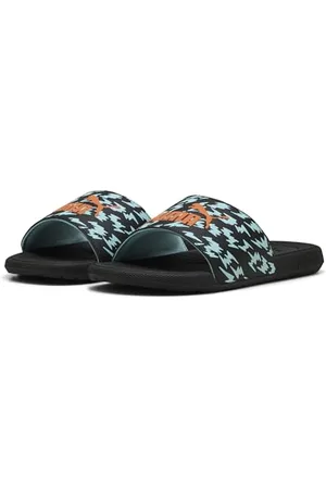PUMA COOL CAT 2.0 Poised 2 Race JR Schiebe-Sandalen, Black-ORANGE GLO-Safe Lake, 39 EU