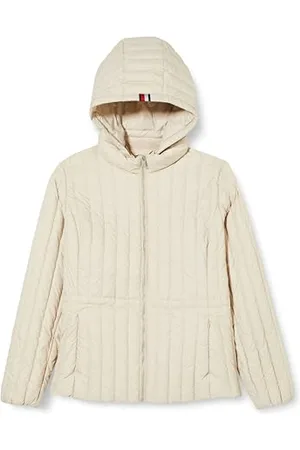 Tommy Hilfiger Damen Jacke Crv Feminine Lw Down Jacket Steppjacke mit Kapuze, , 46
