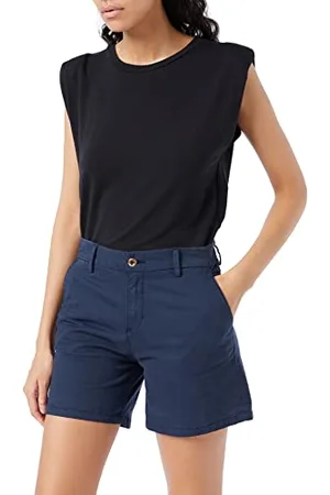 Mustang Damen Chino Jeans Chinoshorts, , 32