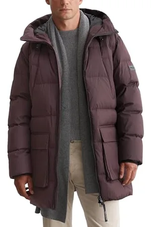 Marc O’ Polo Marc OߴPolo Herren Daunenjacke mit Kragen gefüttert, Lila (Purple Depths), M