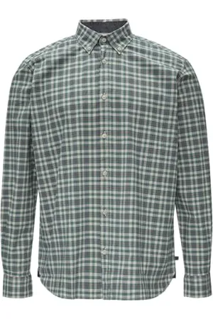 QS by s.Oliver Regular Fit: Hemd aus Baumwollstretch mit Button-Down-Kragen helles beige L