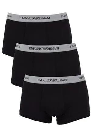 Emporio Armani Emporio Armani Herren Mens Basic - Essential Core Logoband 3-pack Boxer Retroshorts, , L EU