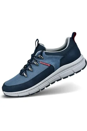 Bugatti Herren Dunkelblaue Slip-On-Sneaker mit Atmungsaktivem Mesh, Leichten Eva-Sohlen, Flexibler Konstruktion, Ganztägigem Komfort. blau/dunkelblau 43 EU