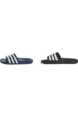 adidas Unisex Adilette Aqua Schlappen, Dark Blue/FTWR White/Dark Blue, 43 EU Herren Adilette Shower Slipper, Schwarz, 43 EU