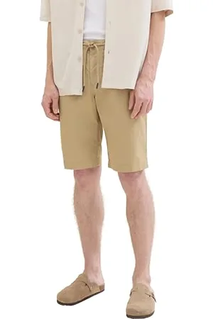 TOM TAILOR Herren Regular Fit Chino Bermuda Shorts mit Stretch, , 38