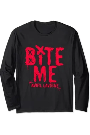 Avril lavigne Offizielles Red Bite Me Langarmshirt