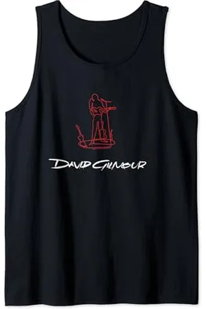 David Gilmour Skizze auf einer Insel, Rot und Weiß Tank Top