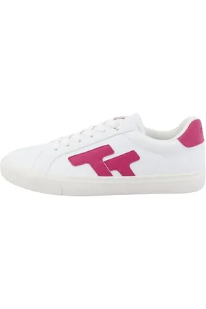 TOM TAILOR Damen 5390590004 Sneaker, White-dkpink, 37 EU