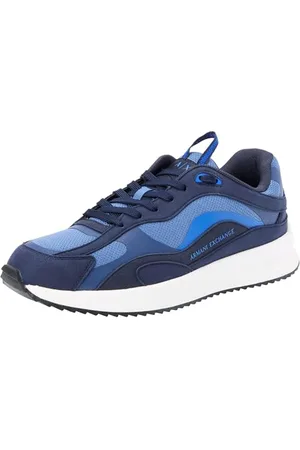 Armani Exchange Herren Dusseldorf Sneaker, Navy+Blue, 40 EU