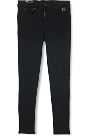 Gianni Kavanagh Herren Black GK Iron Skinny Jeans, XXL