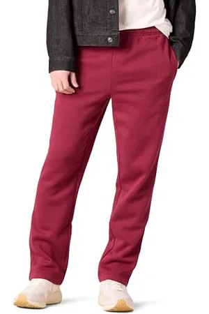 Amazon Herren Fleece-Jogginghose mit offenem Saum (erhältlich in Übergrößen), , S