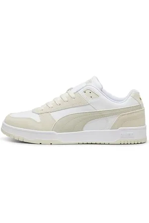 PUMA Unisex RBD Game Low SD Sneaker, White-Desert Dust-Alpine Snow, 42.5 EU