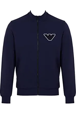 Emporio Armani Herren Stretch French Terry Sweater, , L