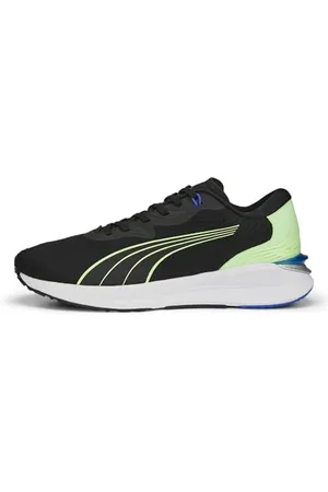 PUMA Herren Electrify Nitro 2 Straßen-Laufschuh, Black Fizzy Lime, 45 EU