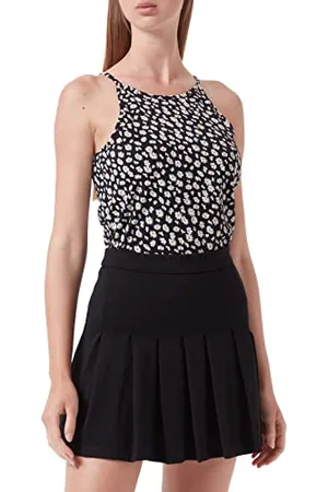 ONLY Damen Onlpoptrash Summer Life Pleat Skirt PNT Rock, , S EU
