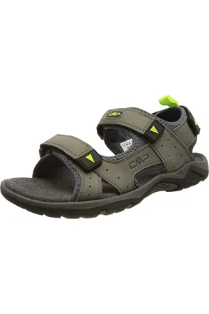 CMP Herren ALMAAK Hiking Sportliche Sandale, TITANIO-Verde Fluo, 42 EU