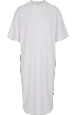 Urban classics Damen Ladies Organic Long Oversized Tee Dress Kleid, , M EU