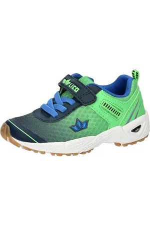 LICO Barney VS Hallenturnschuhe, Marine/Grün/Blau, 31 EU