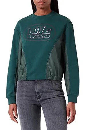 Moschino Damen Round Neck Skate Print Sweatshirt, , 44 EU