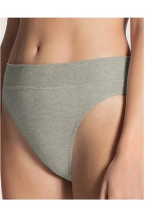Calida Elastic Slip Damen, mit breitem Softbund, High Waist, natürlich atmungsaktive und weiche Single Jersey-Qualität