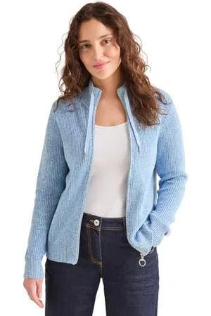 CECIL Damen B253942 Mouliné Cardigan, , XXL EU