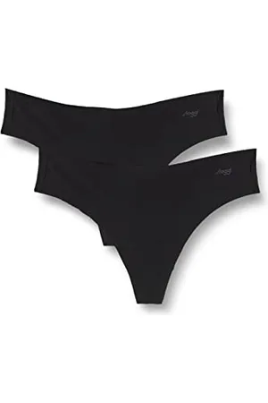 Sloggi Damen Zero Microfibre 2.0 HHipstring 2P String, Black, XL