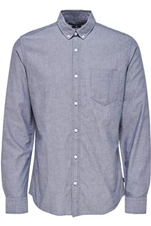 Only & Sons Herren Onsalvaro Slim Oxford Shirt Langarmhemd, , XXL EU