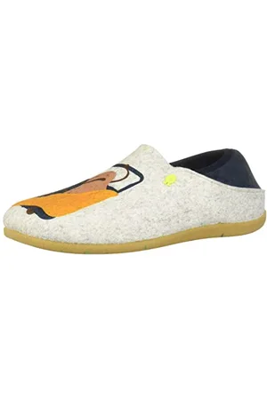 HOT POTATOES KAUNS, Hausschuh Herren, Gris, 42 EU