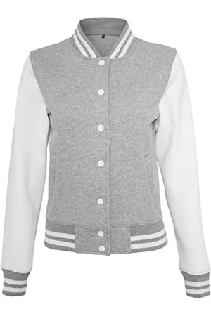 Build Your Brand Damen Ladies Sweat College Jacket Varsity Jacket, , XS