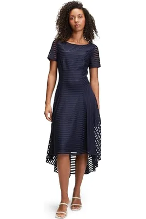 Vera Mont Damen Cocktailkleid Kurzarm Night Sky,54