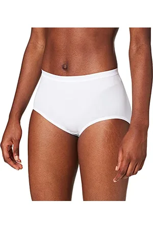 Schiesser Damen Midislip - Luxury Baumwolle Taillenslip, , 48 EU