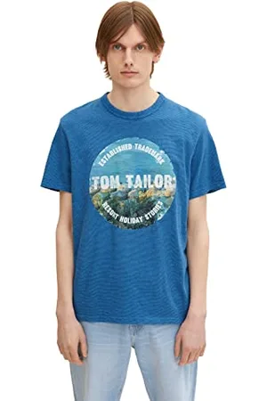 TOM TAILOR Herren T-Shirt mit Fotoprint 1032254, , XXS