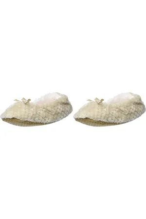 Camano Damen Online Women Cosy Homeslippers 2er Pack Socken, , 37/38